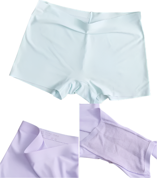 [Pack of 3]  Anti-Chafing Panties High-elastic Seamless Underwear, Dress Shorts Underwear - UGS-01-UW-02
