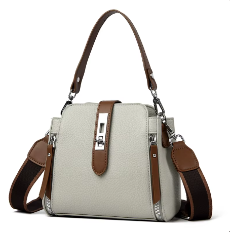 Beautiful Two-Tone Shoulder Crossbody BAG-34