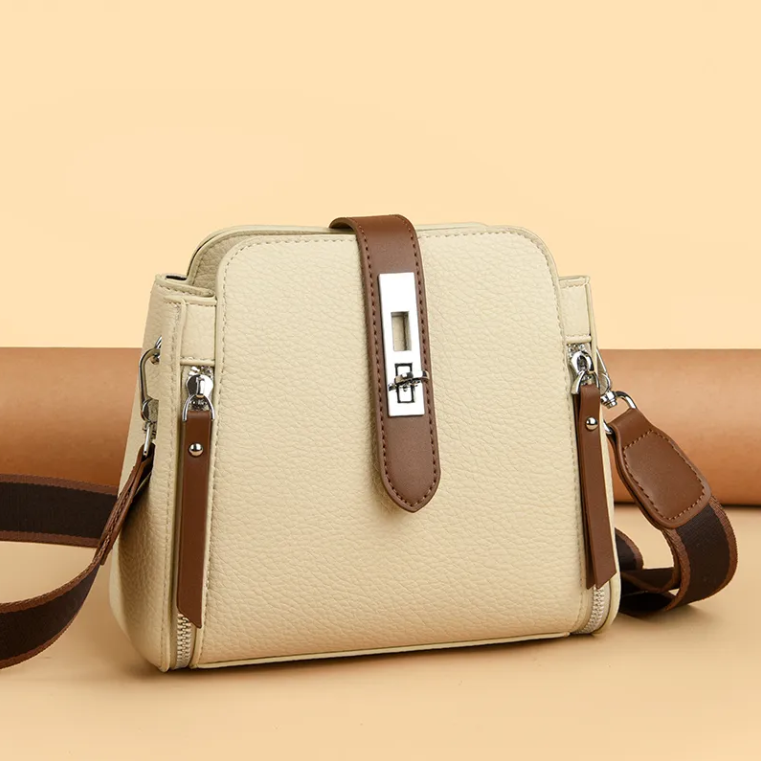 Beautiful Two-Tone Shoulder Crossbody BAG-34