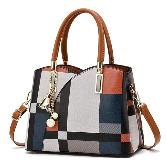 Trendy CLASSY Multicolor Shoulder Crossbody Handbag BAG- 162