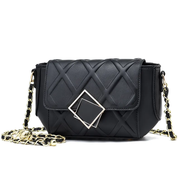 Trendy Tufted Chain Strap Shoulder Crossbody BAG- 293