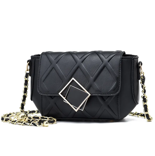 Trendy Tufted Chain Strap Shoulder Crossbody BAG- 293