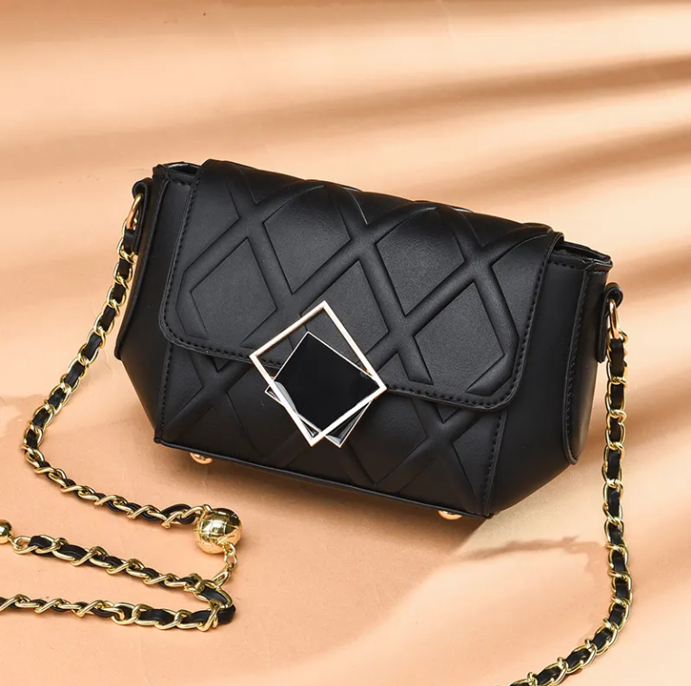 Trendy Tufted Chain Strap Shoulder Crossbody BAG- 293