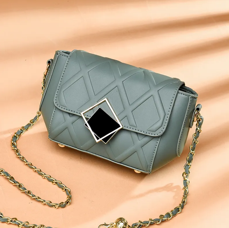 Trendy Tufted Chain Strap Shoulder Crossbody BAG- 293