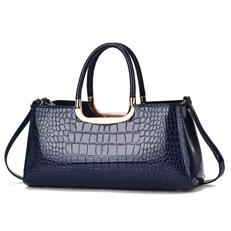 Trendy Classy Crocodile Pattern Shoulder Crossbody Handbag BAG- 142