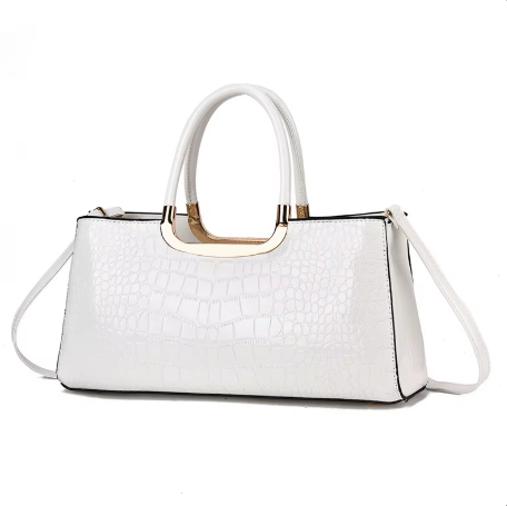 Trendy Classy Crocodile Pattern Shoulder Crossbody Handbag BAG- 142