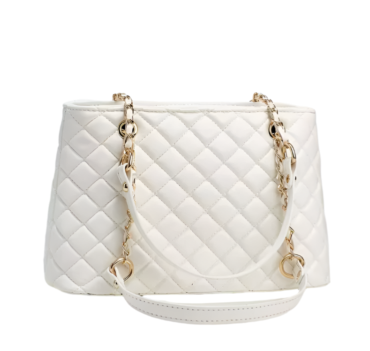 Classy & Timeless Diamond Quilt Shoulder Handbag BAG- 234