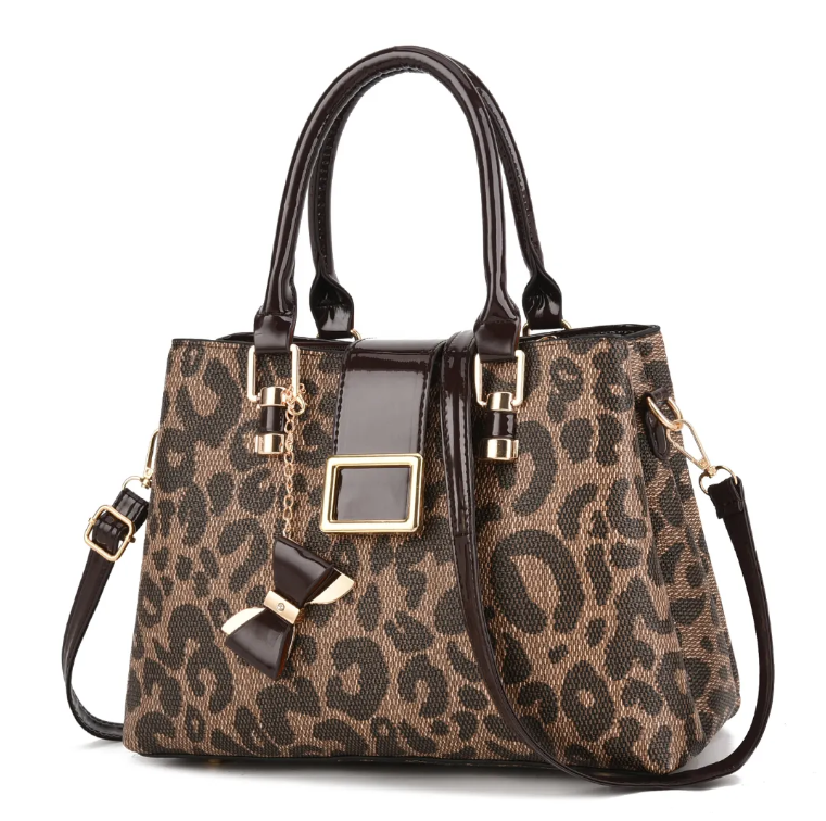 Classy Leopard Pattern Shoulder Crossbody Handbags BAG- 309