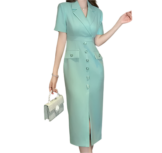 Classy & Timeless Elegant Short Sleeve Formal Dresses for Women - B4-DRESS-B304