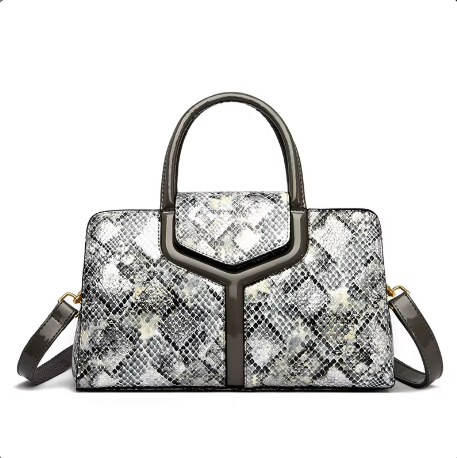 Elegant Designer Crocodile Print Handbag BAG-50