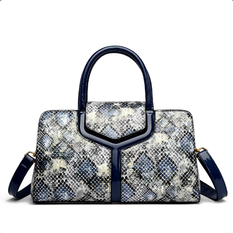Elegant Designer Crocodile Print Handbag BAG-50