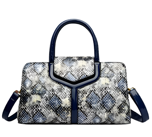 Elegant Designer Crocodile Print Handbag BAG-50