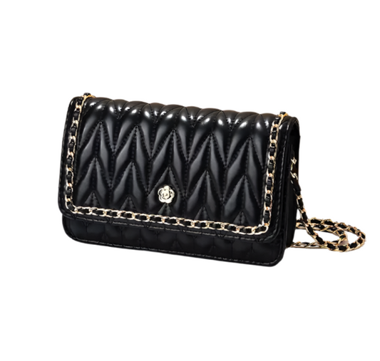 Trendy & Timeless Tufted Chain Shoulder Crossbody Flap BAG- 209C