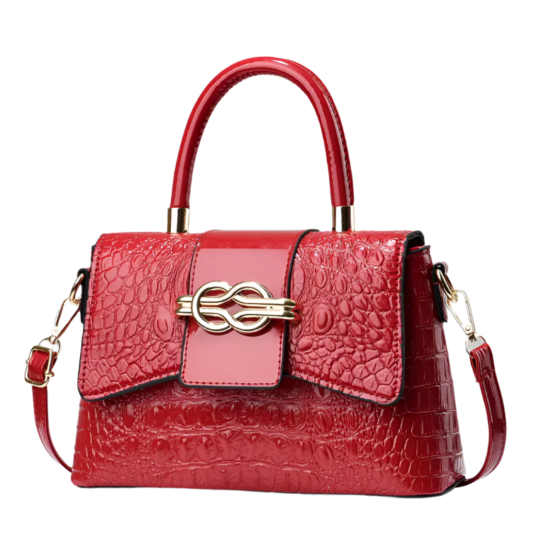 Trendy & Timeless Crocodile Pattern Shoulder Crossbody Flap BAG- 231