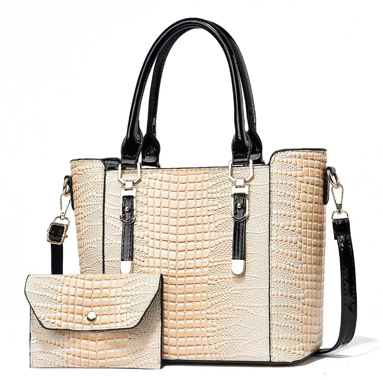 Elegant Crocodile Pattern Shoulder Handbags BAG- 306