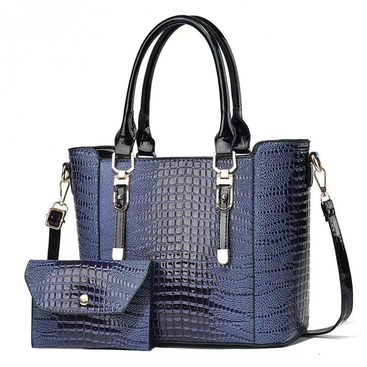 Elegant Crocodile Pattern Shoulder Handbags BAG- 306