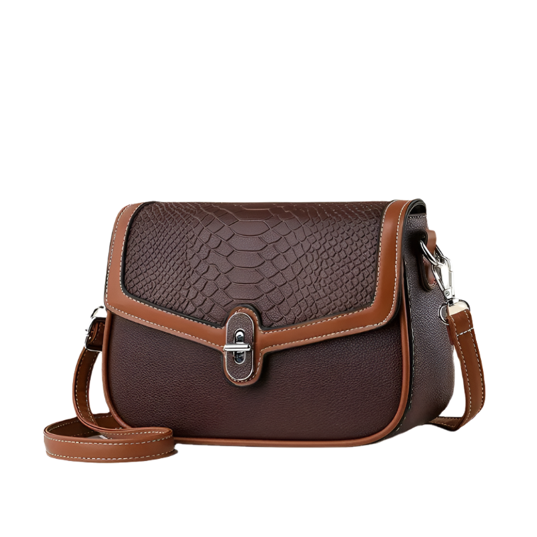 Trendy & Timeless Front Twist Button Shoulder Cross-body BAG-250