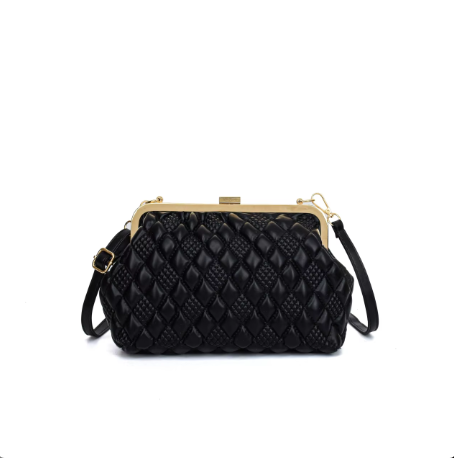 Elegant Quilted Baguette Handbag Crossbody BAG-22