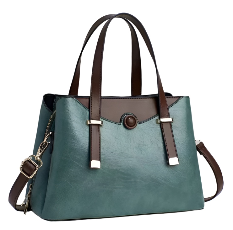 Trendy Elegant Two-Tone Shoulder Crossbody Handbag BAG- 159