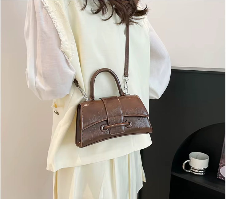 Elegant Small Crossbody Baguette BAG-04