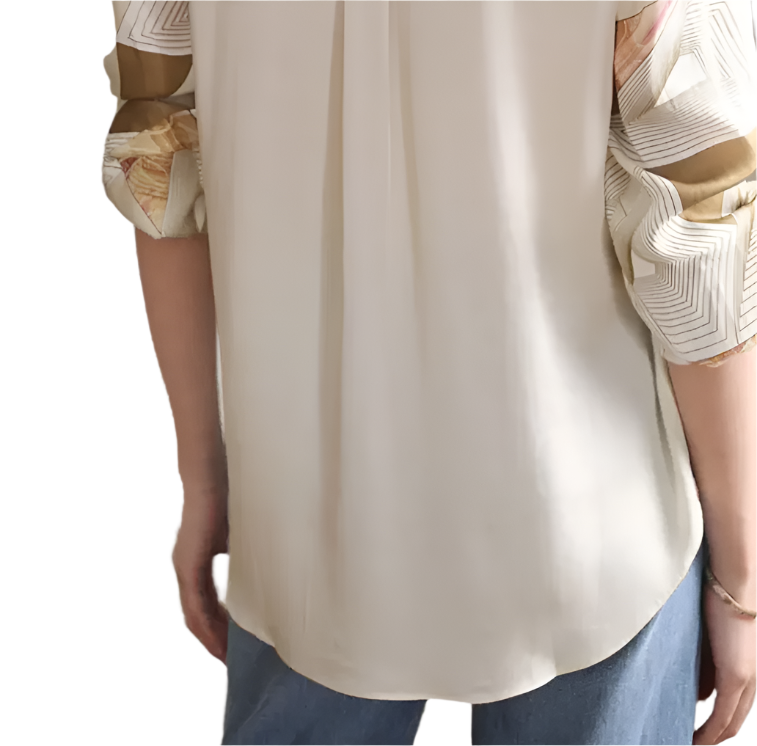 Elegant Turn-down Collar Long Sleeve Shirts For Women - SM8-TOP-09