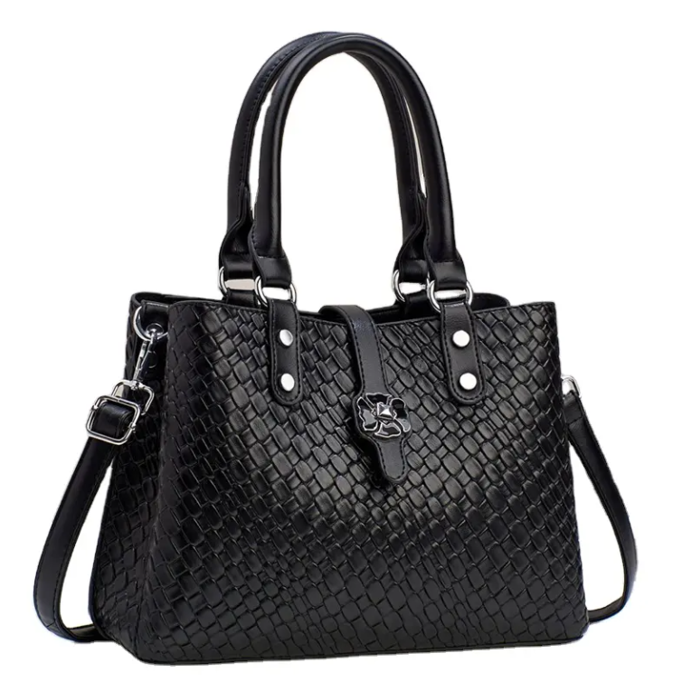 Elegant Woven Pattern Versatile Shoulder Crossbody Handbag BAG- 236