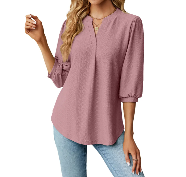 Women's Breathable Three-Quarter Sleeves SHIRT-BL111