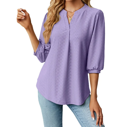 Women's Breathable Three-Quarter Sleeves SHIRT-BL111