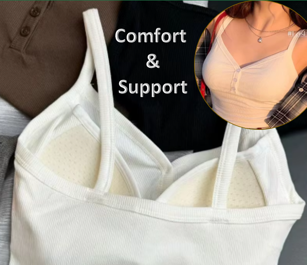 Pack of 3 - Inner & Outer Wear Padded Tank-Top Bra -UGS-02-T-BRA-05