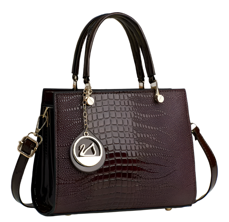 Luxury Crocodile Pattern Shoulder Crossbody Handbag BAG- 160