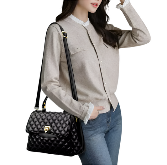 Quilted Designer Shoulder Handbag BAG-48