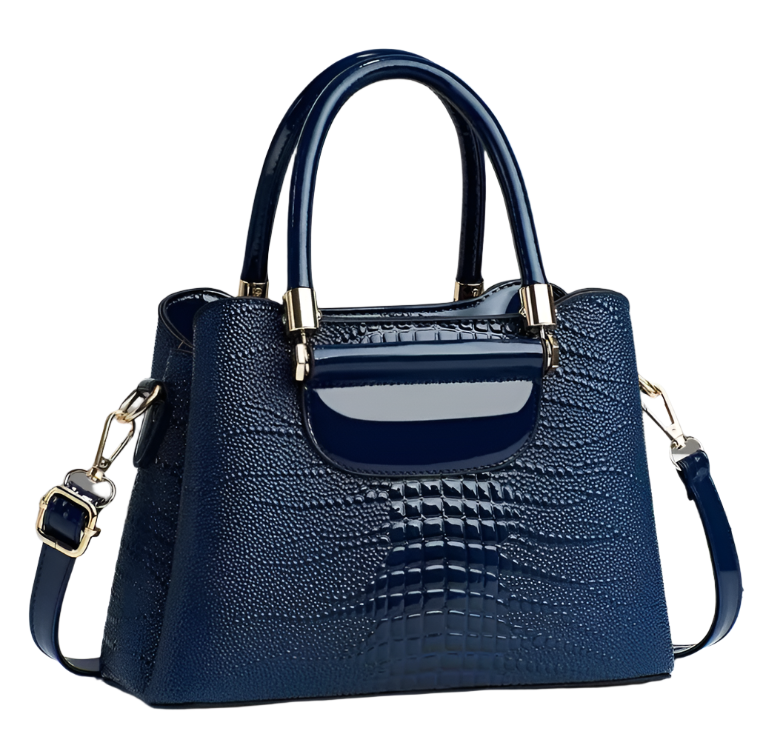 Luxury & Elegant Crocodile Pattern Shoulder Crossbody Handbag BAG- 100