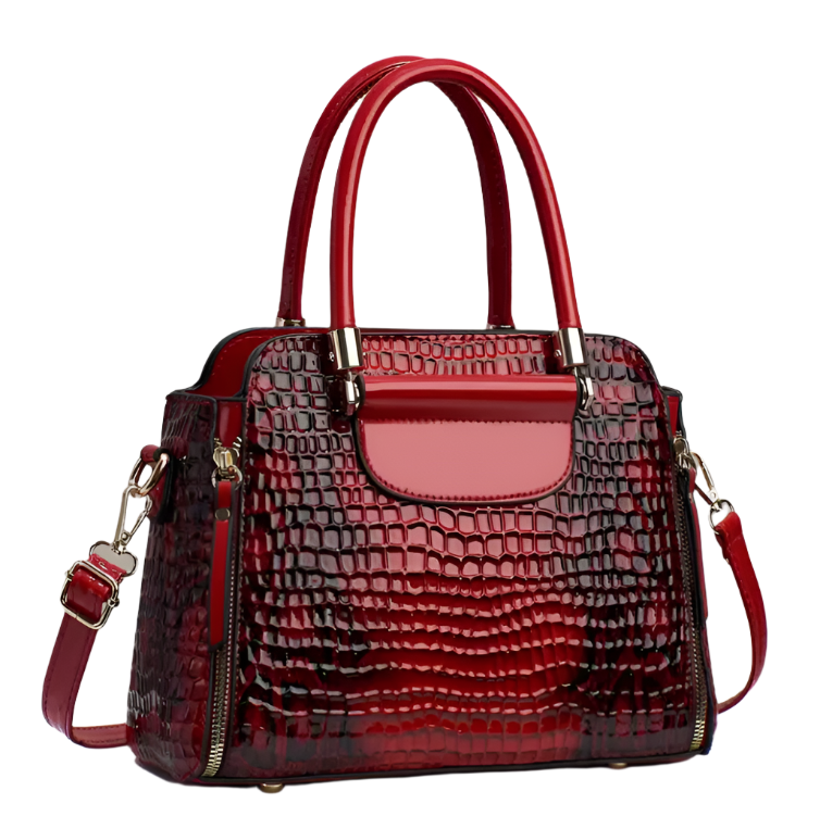 Luxury & Elegant Crocodile Pattern Shoulder Crossbody Handbag BAG- 202
