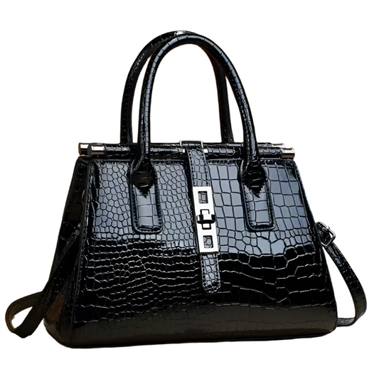 Luxury & Elegant Crocodile Pattern Shoulder Crossbody Handbag BAG- 204