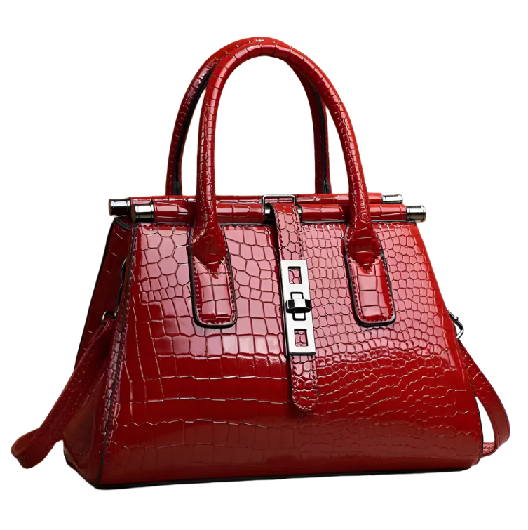Luxury & Elegant Crocodile Pattern Shoulder Crossbody Handbag BAG- 204