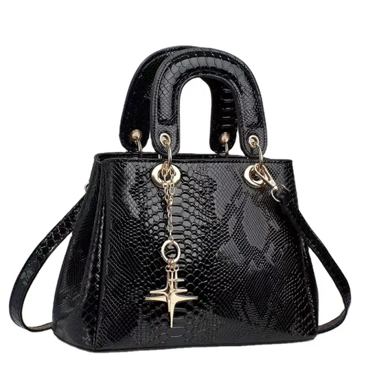 Luxury & Elegant Crocodile Pattern Shoulder Crossbody Handbag BAG- 207