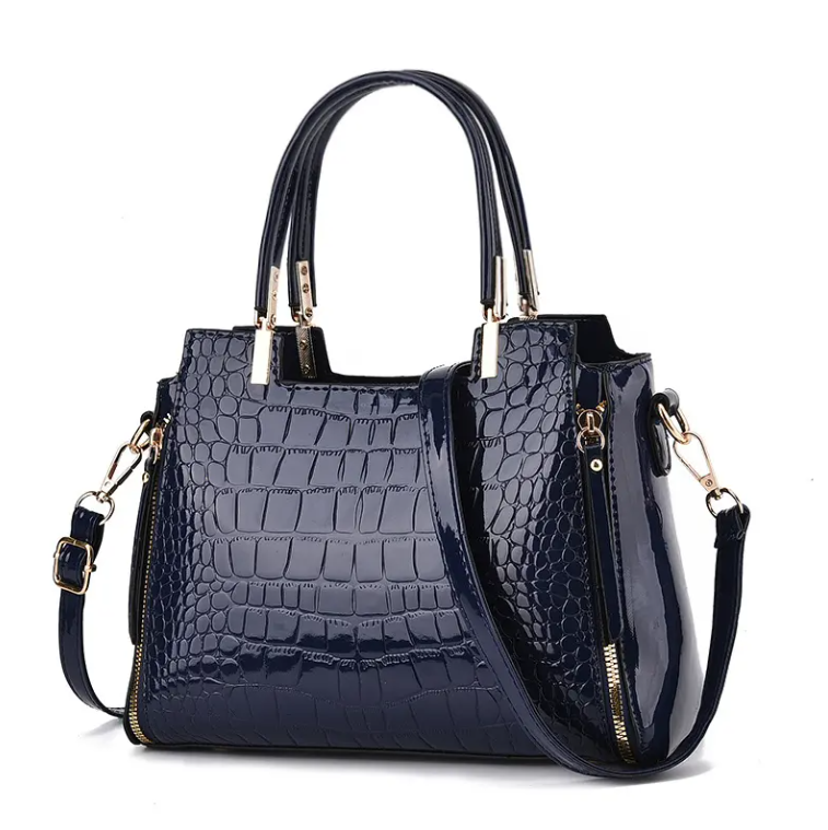 Luxury & Timeless Crocodile Pattern Shoulder Crossbody Handbag BAG- 214