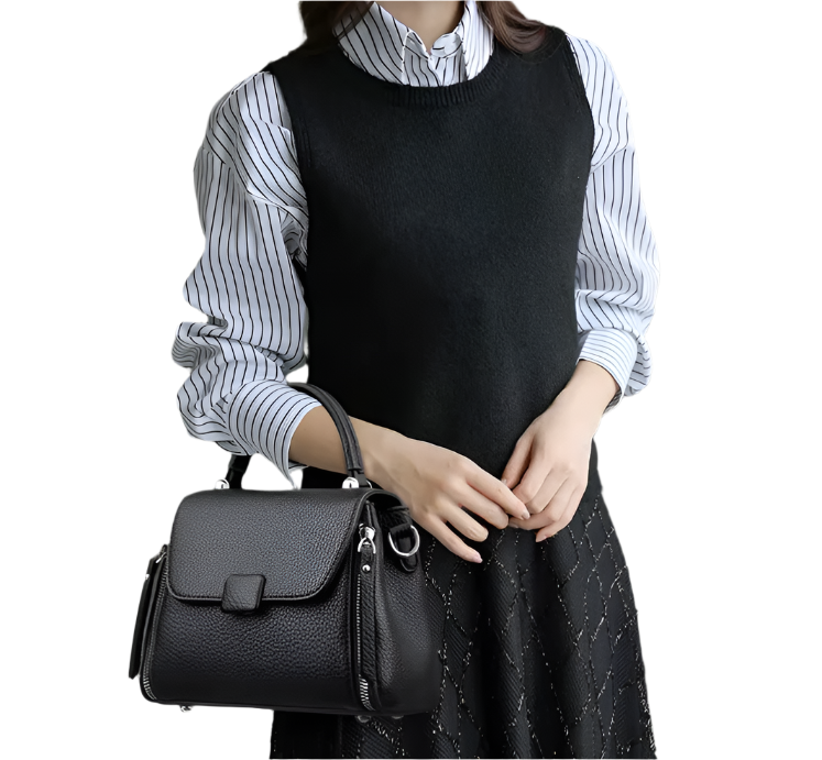 Trendy Saddle Shoulder Crossbody Purse BAG-41