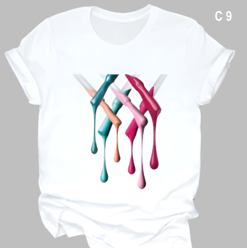 Simply Elegant & Comfy Women's Cotton T-Shirts- B7 -T-TS - 707