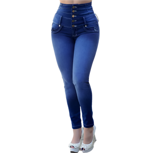 Trendy & Comfortable High Waist Skinny Jeans for Women - B1-JP-34