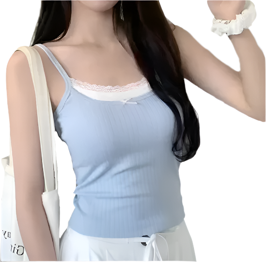 Pack of 3 - Teen Girl Start-up Bra Padded Lace Camisole Inner & Outer Wear Padded Tank-Top Bra -UGS-02-T-BRA-04