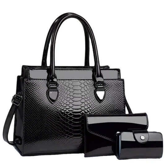 Elegant Three Piece Set Versatile Shoulder Handbags BAG- 304