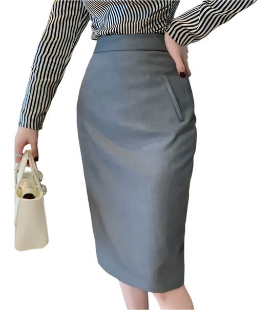Timeless Professional Women's Elegant High Waist Pencil Skirts -B4-SKT-26