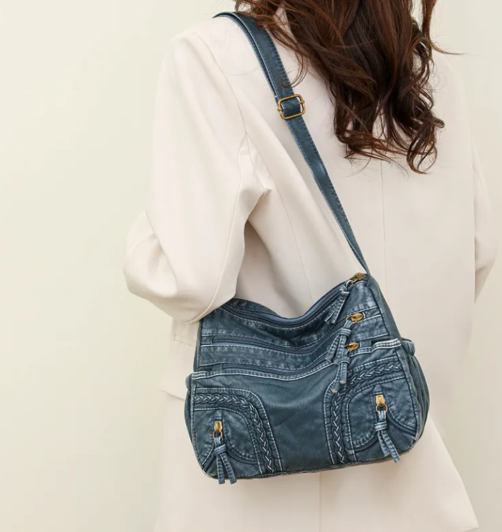 Trendy Denim Style Designer Shoulder Crossbody BAG-25