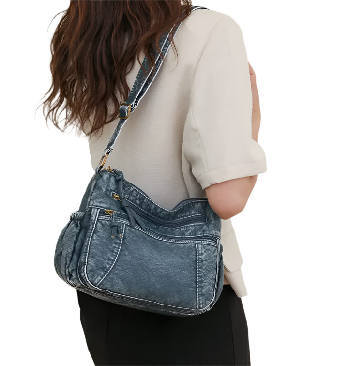 Elegant Denim Style Designer Shoulder Crossbody BAG-26