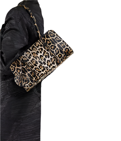 Trendy Leopard Print Handbags -  B3-BAG-140 -Z