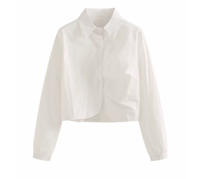 Trendy Long Sleeved Women's Shirt - B6-TOP-B682