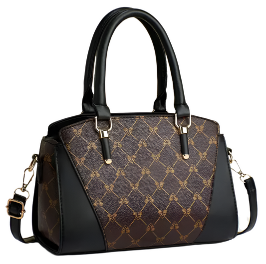 Trendy Two-Tone Shoulder Crossbody Handbag BAG- 110