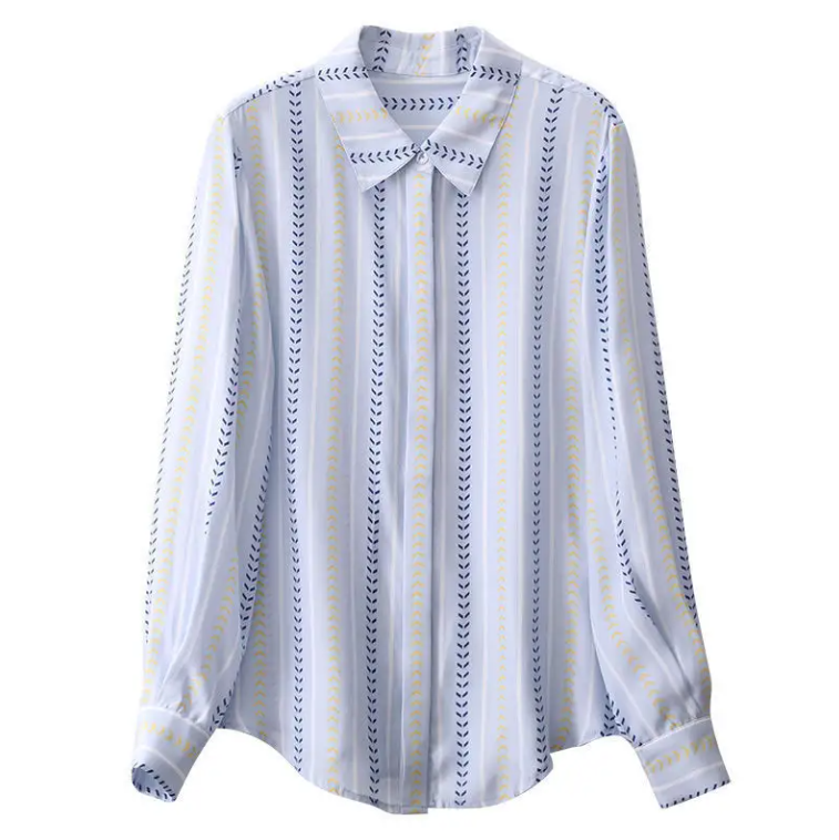 Elegant & Timeless Long Sleeve Collar Shirts  for Women - SM8-TOP-10