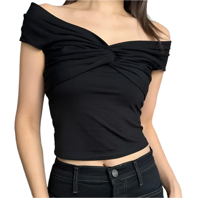 Trendy & Elegant Women's T-shirt Blouse - B6-TOP-B629